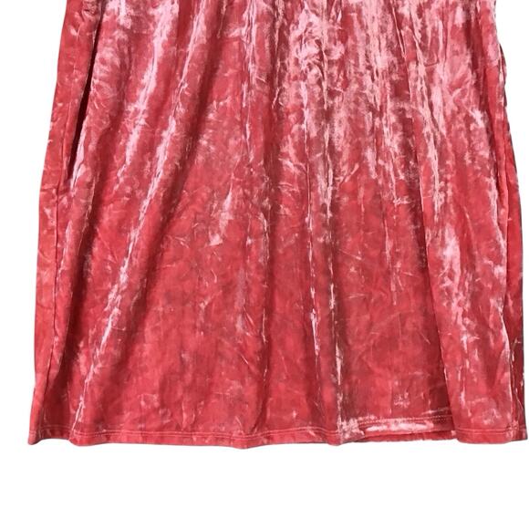 Gibsonlook Velvet Flutter Sleeve Mock Neck Top Pink Women’s XS NWOT - Picture 6 of 10